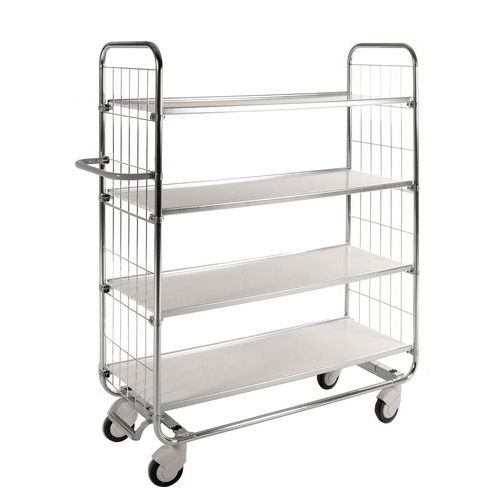 Carrello portatutto ESD con 4 ripiani  _ KM8000-4L-CL,
