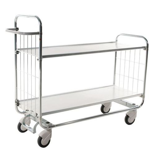 Carrello portatutto flessibile 2 ripiani  _ KM8000-2XL-CL,