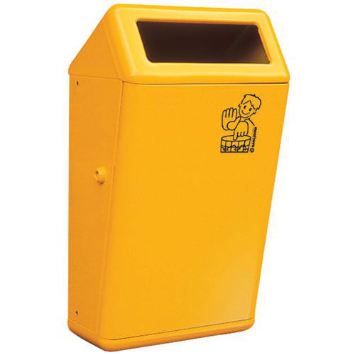 Pattumiera Capitole Alt:72,5 cm Col.: giallo,