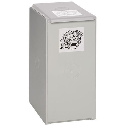 Pattumiera in plastica modulare per la raccolta differenziata un elemento 60 L,