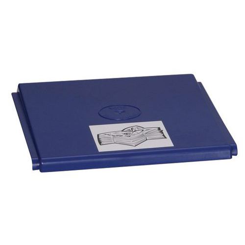 Coperchio In Plastica Blu Per 250 X 405 mm,