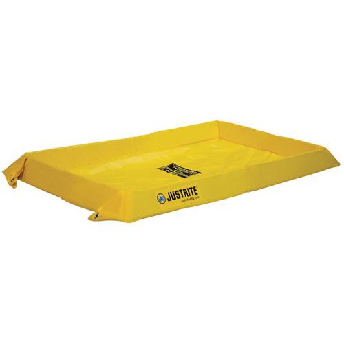 vasca di raccolta morbida 151 l 1,2 m x 1,2 m x 102 mm giallo,