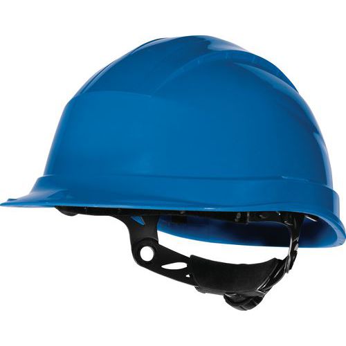 Delta Plus Blu Elmetto Da Cantiere Chiusura Rotor Taglia Regolabile,