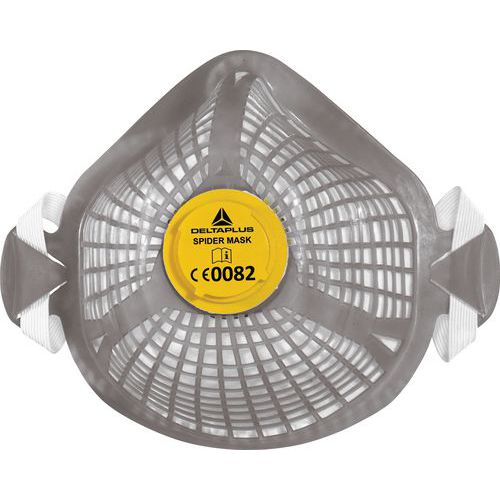 Scatola da 5 Mascherine ffp2w grigio taglia regolabile,