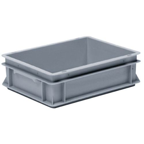 Contenitore RAKO grigio chiaro 10 litri 400x300x117 mm con pareti,