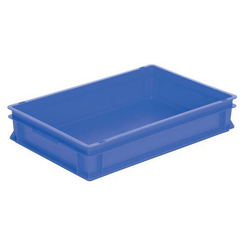 Contenitore RAKO blu reale 22 litri 600x400x117 mm con pareti,