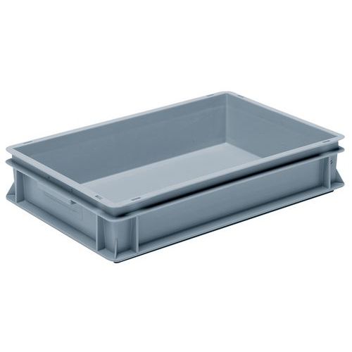 Contenitore RAKO grigio 20 litri 600x400x117 mm con pareti,