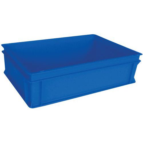 Contenitore RAKO blu reale 30 litri 600x400x170 mm con pareti,