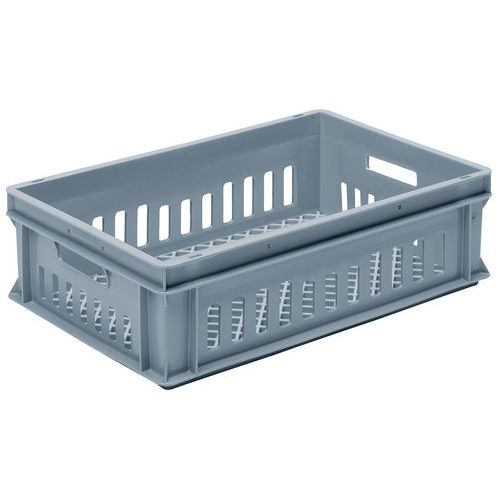 Contenitore RAKO grigio chiaro 30 litri 600x400x170 mm con pareti,