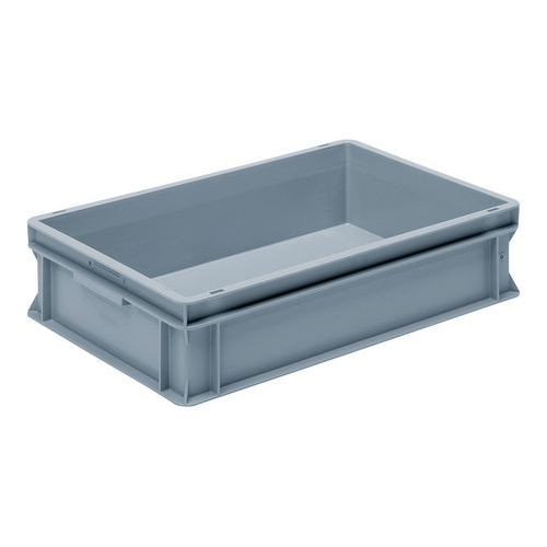 Contenitore RAKO grigio chiaro 26 litri 600x400x145 mm con pareti,