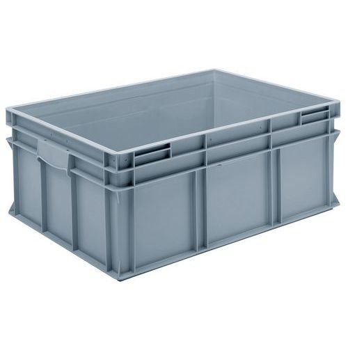 Contenitore RAKO grigio 134 litri 800x600x325 mm con pareti,