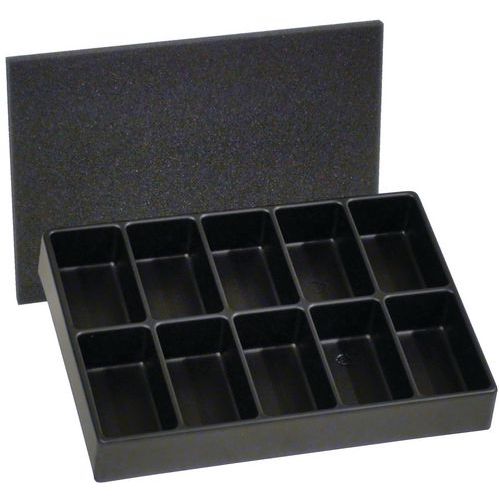 Scomparto per valigetta 35-212 con 10 vani,
