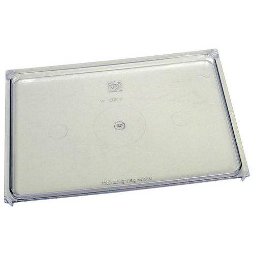 Coperchio trasparente per scomparto modulare,