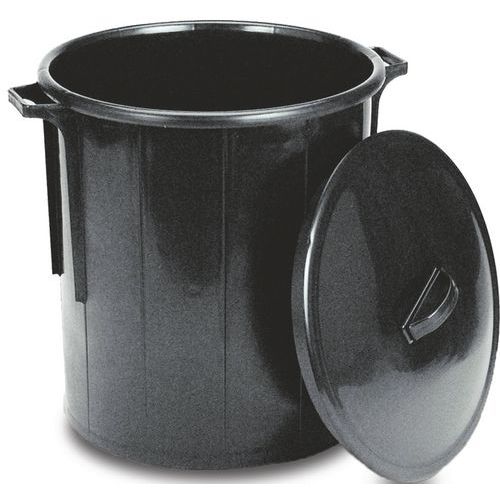 Coperchio per contenitore cilindrico nero 7-046-1R,