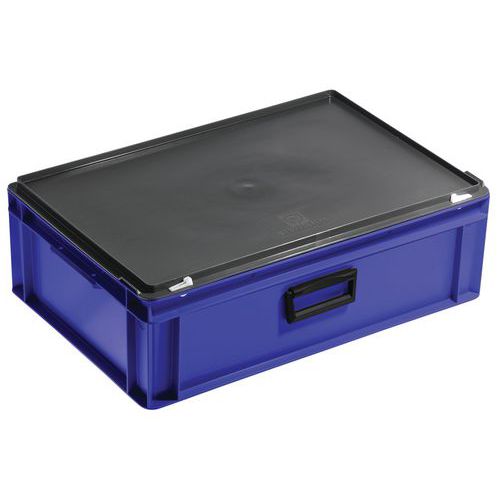 Valigetta contenit Rako 20L blu reale e coperchio grig scuro,