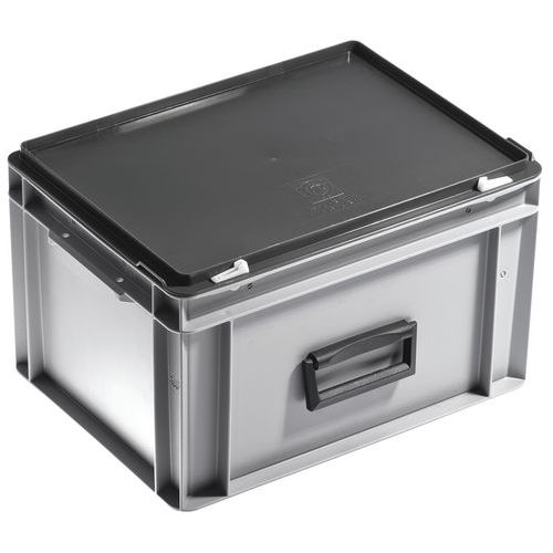 Valigetta contenit Rako 20L grigio e coperchio grigio scuro,