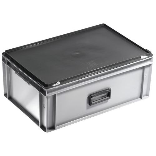 Valigetta contenit Rako 45L grigio e coperchio grigio scuro,