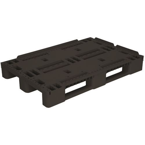 Pallet industriale 1200x800x150 mm nero,