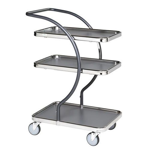 carrello servizio con sponda 68,5 x 45 x 100,