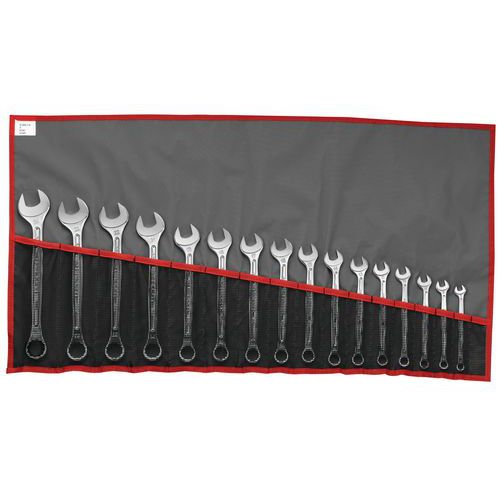 Set 10 Chiavi Combinate A Cricchetto – Metriche 6-18 Mm, Cricchetto 72 Denti, Custodia Portatile - copertina