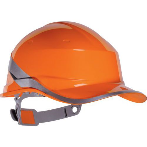 Elmetto  forma cappellino  arancio tg regolabile,