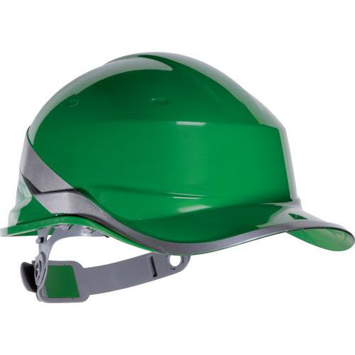 Elmetto  forma cappellino  verde tg regolabile,