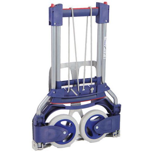 Carriola Pieghevole Business XL - Portata 125 Kg, Con Ruote Antiforatura - Ideale Per Trasporto Sacchi E Carichi - Foto 2