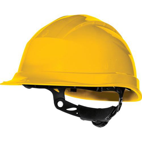 Delta Plus Giallo Elmetto Da Cantiere Chiusura Rotor Taglia Regolabile,