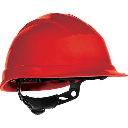 Delta Plus Rosso Elmetto Da Cantiere Chiusura Rotor Taglia Regolabile,
