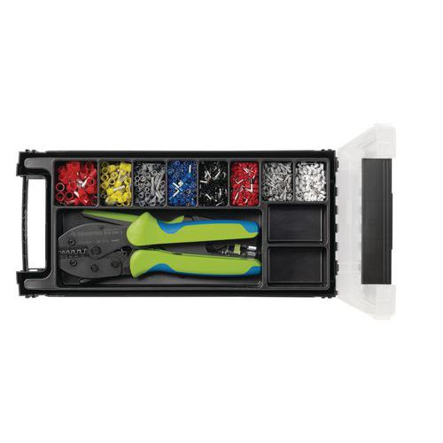 Kit crimpaggio, spelatura e punte dei fili,