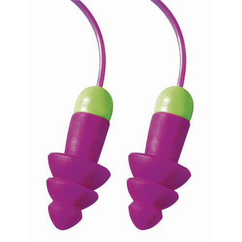 Tappi per le orecchie Rockets rosa,