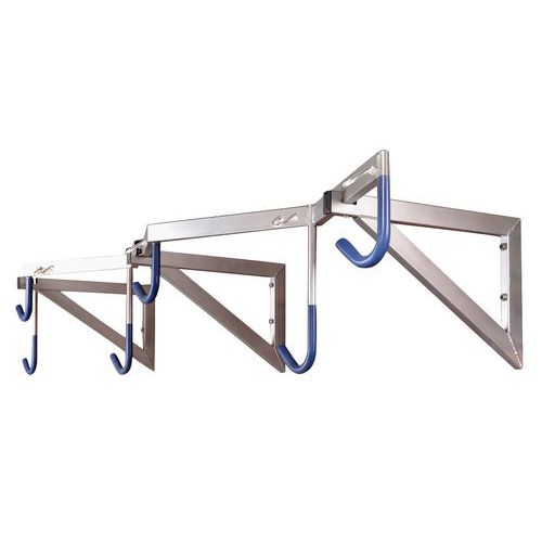 Portabiciclette da parete sospeso 6 posti,