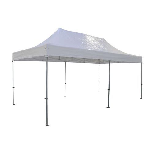 Gazebo in alluminio con tetto 3x6 metri,