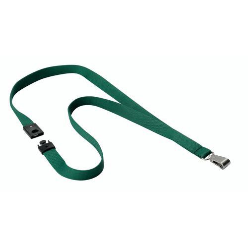 Laccio tessuto c/moschettone Lunghezza 44cm Petrolio,