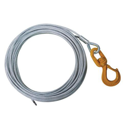 Metro di cavo con gancio, diametro 10 mm,