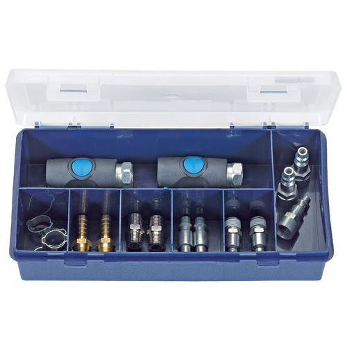 Valigetta raccordi e punte ISO B,