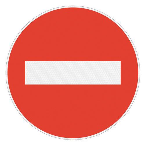 Pannello retrò classe 1 acc. vietato rigido,