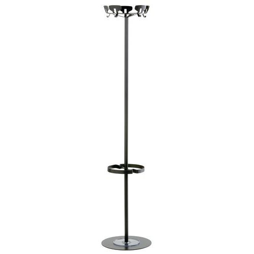Attaccapanni su base Yin 160 cm Nero,