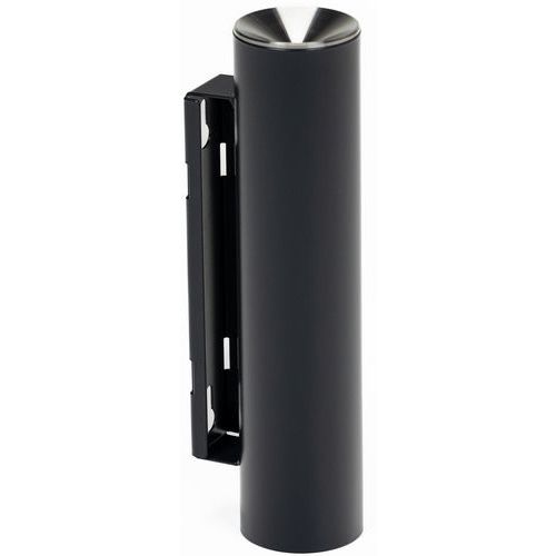 Posacenere di sicurezza in acciaio - Con serratura - 0,6 L - Antracite,