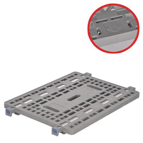 Ripiano in plastica per roll-container 80x60 80 x 60,