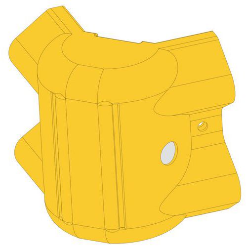 Angolo di sicurezza Armco - 90° esterno,