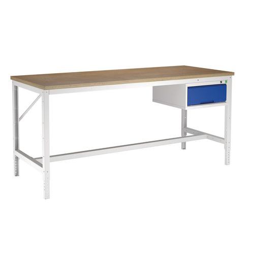 Banco Bott Verso 1 cassetto Largh 200 cm Cass A:17,5cm,