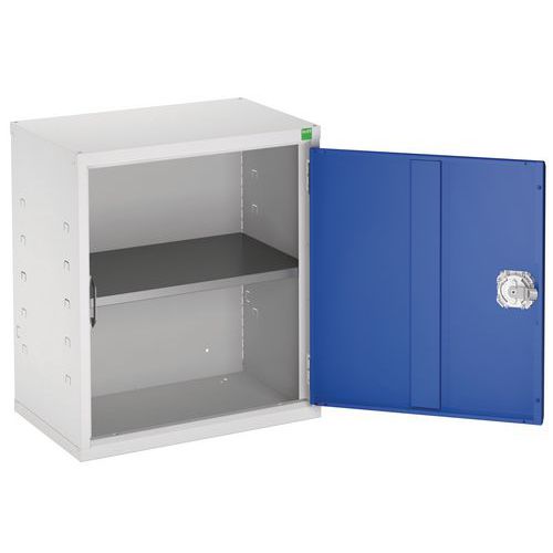 Armadio da parete 1 ripiano L525xP350xA600 mm grigio/blu,