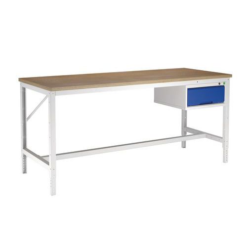 Banco Bott Verso 1 cassetto Larghezza 150cm Cass A:17,5cm,