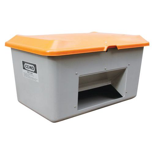 Contenitore per sale 400 l con deflusso,