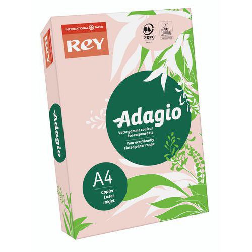 500F ADAGIO ROSA A4 80G A4 rosa,