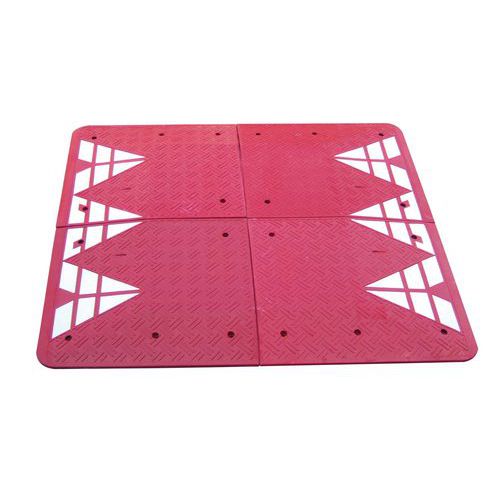 Rallentatore berlinese rosso L 2000 mm,