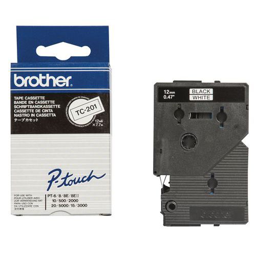 Confezione Di Nastro Per Etich Mod:Brother PT Colore:Bianco,