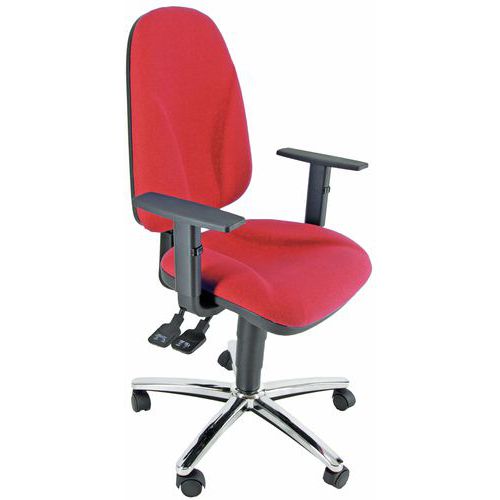 Sedia operativa TMSYC/SR 108x60x45 Rosso,