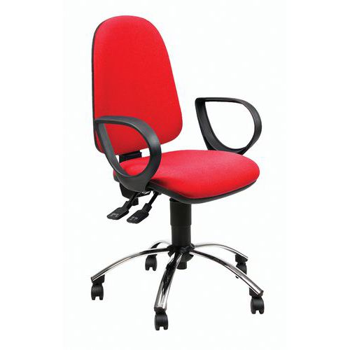 Sedia operativa JUC/ER 106x62x46 Rosso,